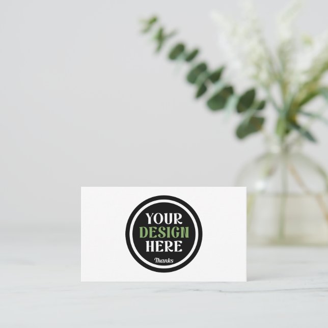 Carte De Visite Cadeaux d'appréciation d'employé de société à logo (Debout devant)