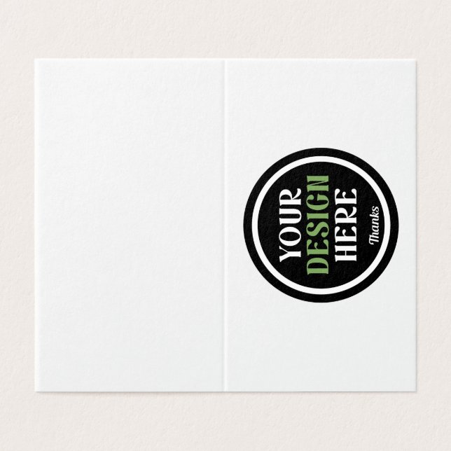 Carte De Visite Cadeaux d'appréciation d'employé de société à logo (Extérieur déplié)