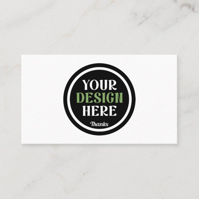 Carte De Visite Cadeaux d'appréciation d'employé de société à logo (Devant)