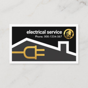 Carte De Visite Cadre d'accueil alimenté par prise