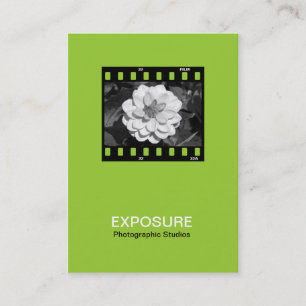 Carte De Visite Cadre de film 35mm 01 - Vert martien