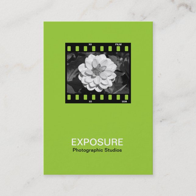Carte De Visite Cadre film 35mm 01 - Martian Green (Devant)