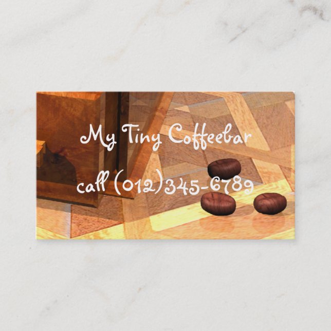 Carte De Visite café (Devant)