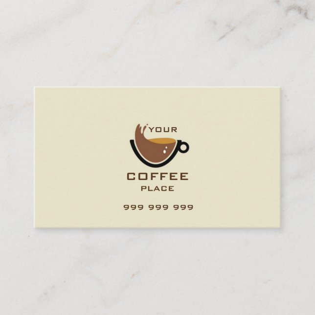 Carte De Visite Café (Devant)