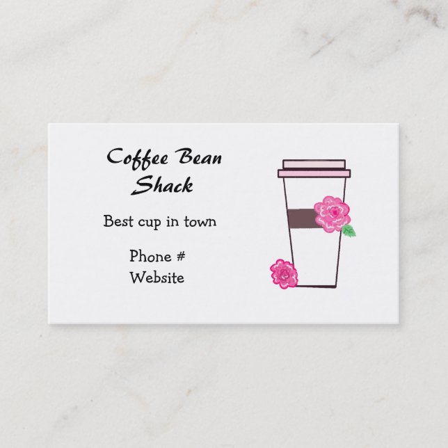 Carte De Visite Café à Emporter (Devant)