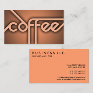 Carte De Visite CAFÉ à ombre