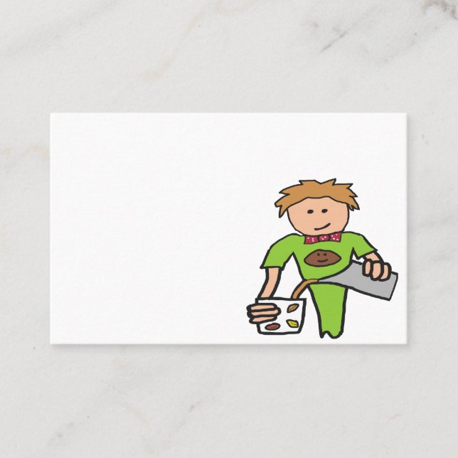 Carte De Visite Café Barista (Devant)