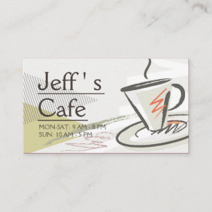 Carte De Visite Café / Café