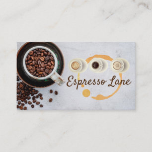 Carte De Visite Café   Café   Boisson chaude