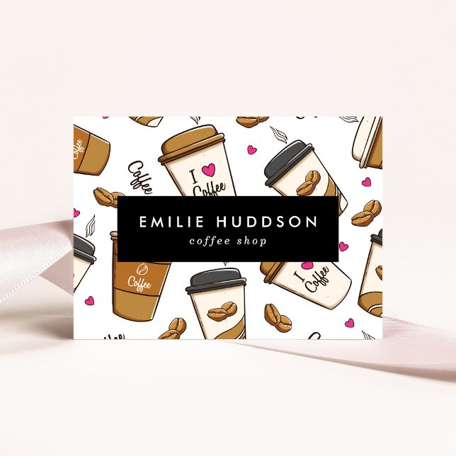 Carte De Visite Café, Café, Café, Barista, Café (Créateur téléchargé)