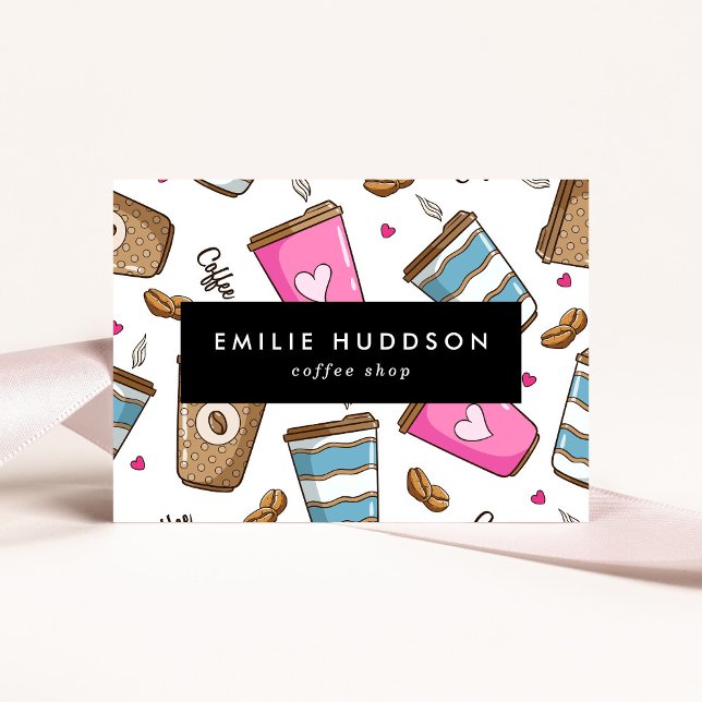 Carte De Visite Café, Café, Café, Barista, Café (Créateur téléchargé)