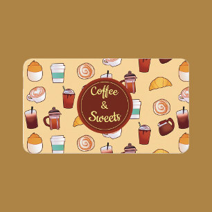 Carte De Visite Café Classique Et Pâtisseries
