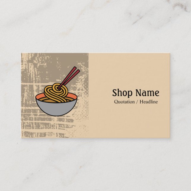 Carte De Visite Café de nouilles (Devant)