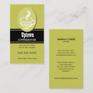 Carte De Visite Café et Maison de Café
