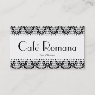Carte De Visite Café Romana (Calcaire)