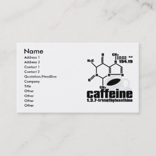 Carte De Visite Caféine