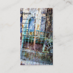 Carte De Visite Cage d'oiseaux