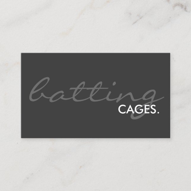 Carte De Visite cages de traitement. (personnalisable en couleur) (Devant)