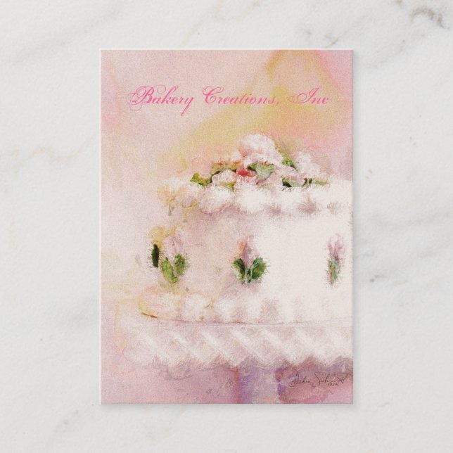 Carte De Visite Cake Art V (Devant)