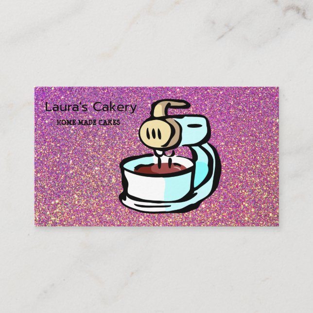 Carte De Visite Cakes & Sweets Accueil Boulangerie Conduite Voitur (Devant)