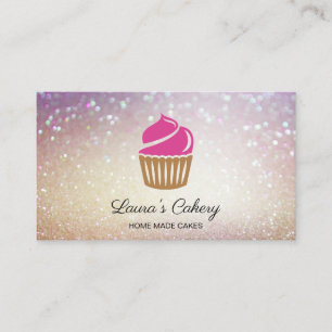 Carte De Visite Cakes & Sweets Cupcake Accueil Boulangerie Cute Mo