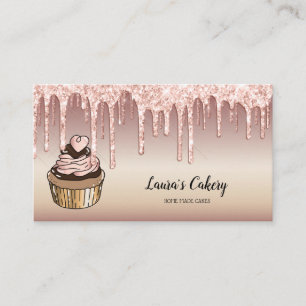 Carte De Visite Cakes & Sweets Cupcake Accueil Boulangerie Laisser