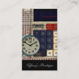 Carte De Visite Calculateur comptable comptable conseiller en math