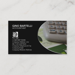 Carte De Visite Calculatrice de comptabilité financière