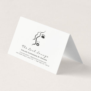 Carte De Visite Calendrier 2018 Beauty Studio Hair Glam Lashes Log