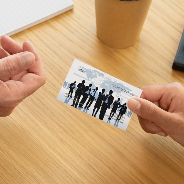 Carte De Visite Calendrier 2025 de poche noire moderne (Créateur téléchargé)
