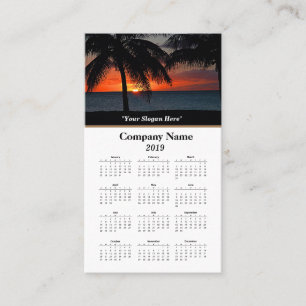 Carte De Visite Calendriers photo personnalisés 2019