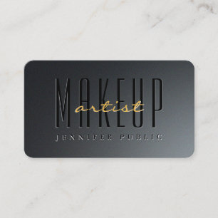 Carte De Visite Calligraphie personnalisée Artiste maquillage de s
