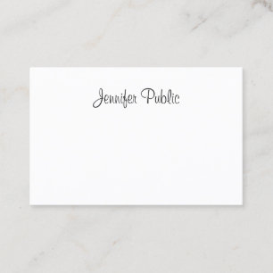 Carte De Visite Calligraphie tendance manuscrite Script élégant To