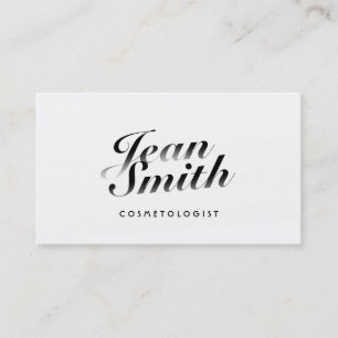 Carte de visite calligraphique chic de
