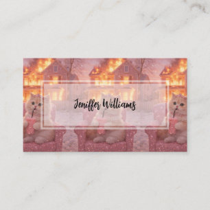 Carte De Visite    Calmer la princesse chat pendant le chaos total