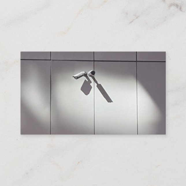 Carte De Visite Caméra de sécurité CCTV Travail professionnel (Devant)