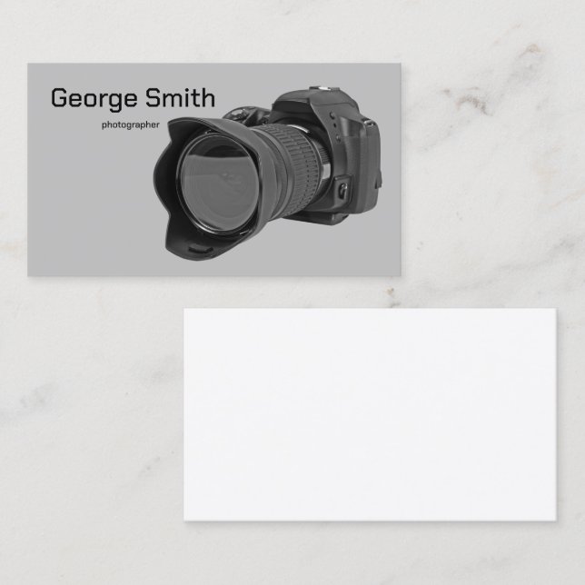 Carte De Visite Caméra photo (Devant / Derrière)