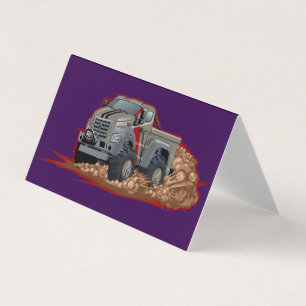 Carte De Visite Camion de dessin animé