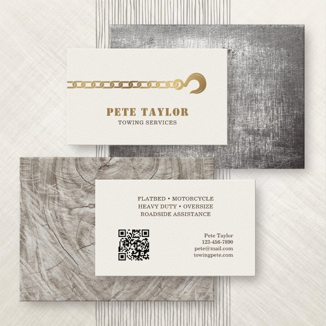 Carte De Visite Camion de remorquage (Créateur téléchargé)