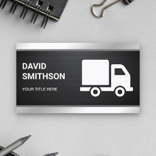 Carte De Visite Camion de Transport de Logistique de Fibre de Carb