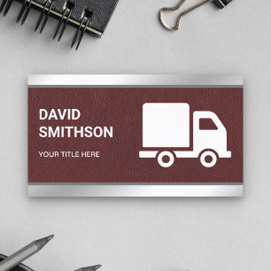 Carte De Visite Camion de Transport Logistique de Marchandises en