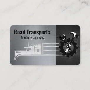Carte De Visite Camion semi-remorque Gros camion Clé à molette