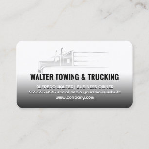 Carte De Visite Camions de travail   Gros camion   18 roues