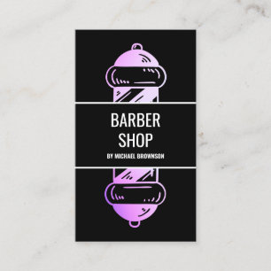 Carte De Visite Camouflage noir foncé Holographique Pole en barbie