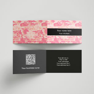 Carte De Visite Camouflage Rose, Camouflage, Militaire, Armée
