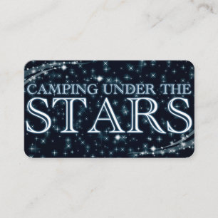 Carte De Visite Camping Under the Stars
