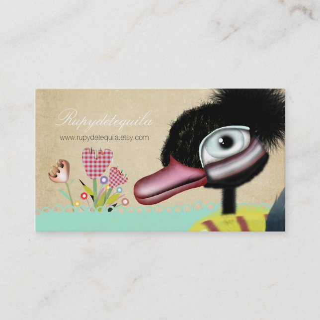Carte De Visite Canard Ducky (Devant)