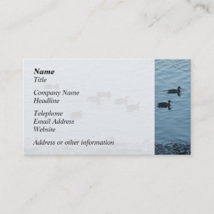 Carte De Visite Canards