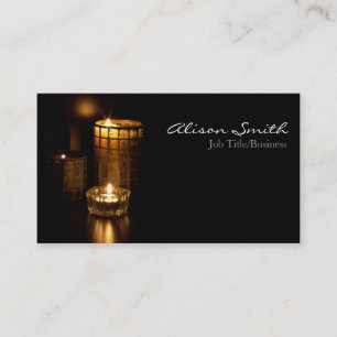 Carte De Visite Candles/lights business cars