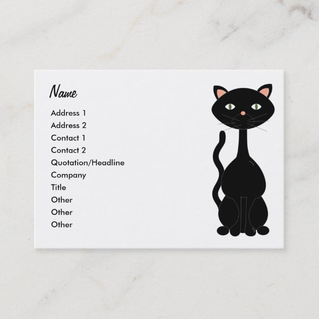 Carte De Visite Candy Kitty 2 (Devant)